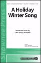 A Holiday Winter Song Three-Part Mixed choral sheet music cover